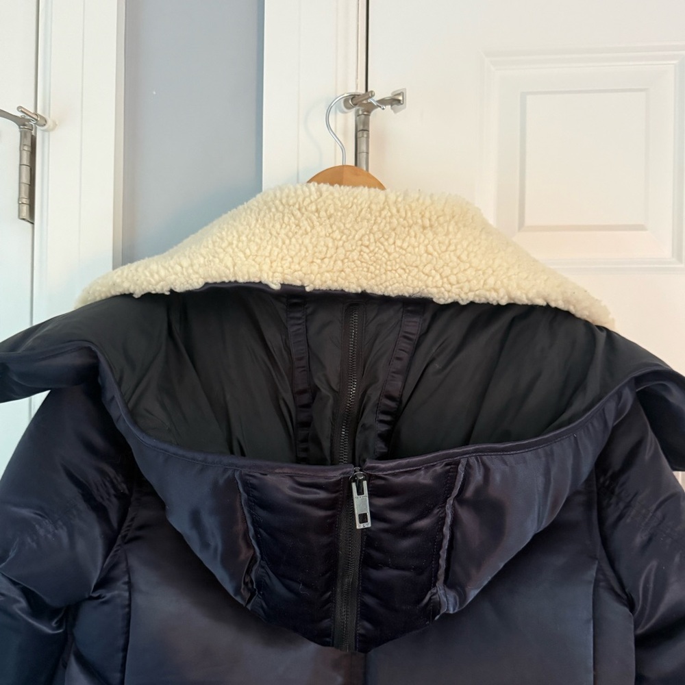 Rag & Bone women’s blue goose down puffer winter coat jacket. Size 0 XS xsmall - Picture 3 of 9
